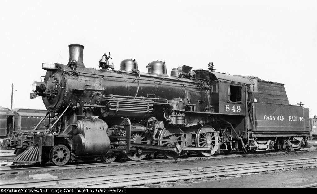 CP 4-6-0 #849 - Canadian Pacific